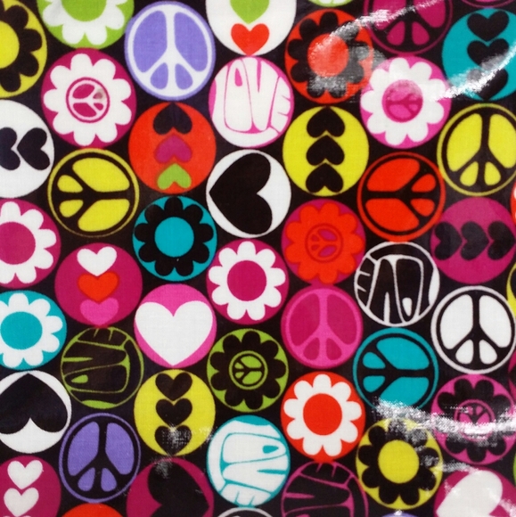 Kalencom New Orleans Peace Love Colorful Bag - Picture 2 of 8